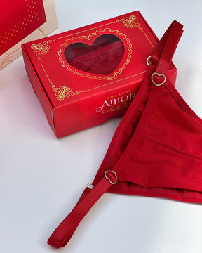 Combo Love: O Presente Perfeito com 2 Calcinhas, Tag, Sacola e Caixa Presenteável