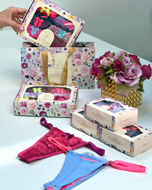 Combo La Vitta Floral: Escolha 2 Calcinhas Collor ou Leve as 6 Unidades + Opção de Sacola